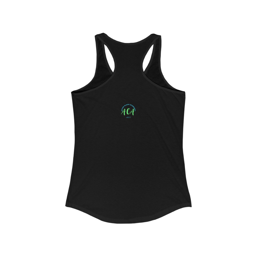 "Straight Outta Practice" dance Women's Ideal Racerback Tank - Image 6