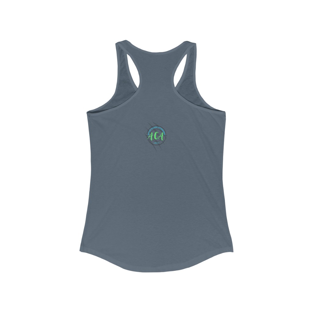 "Straight Outta Practice" dance Women's Ideal Racerback Tank - Image 20
