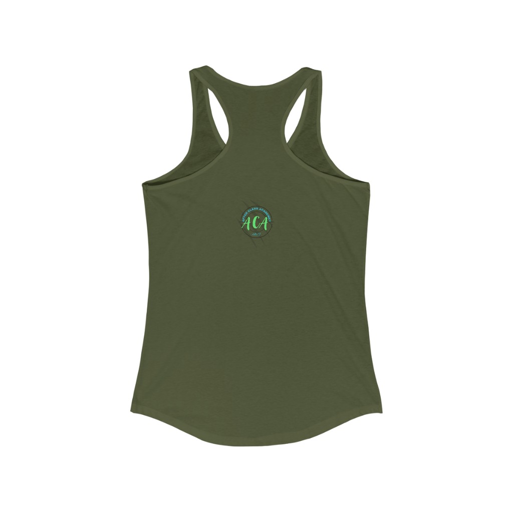 "Straight Outta Practice" dance Women's Ideal Racerback Tank - Image 12