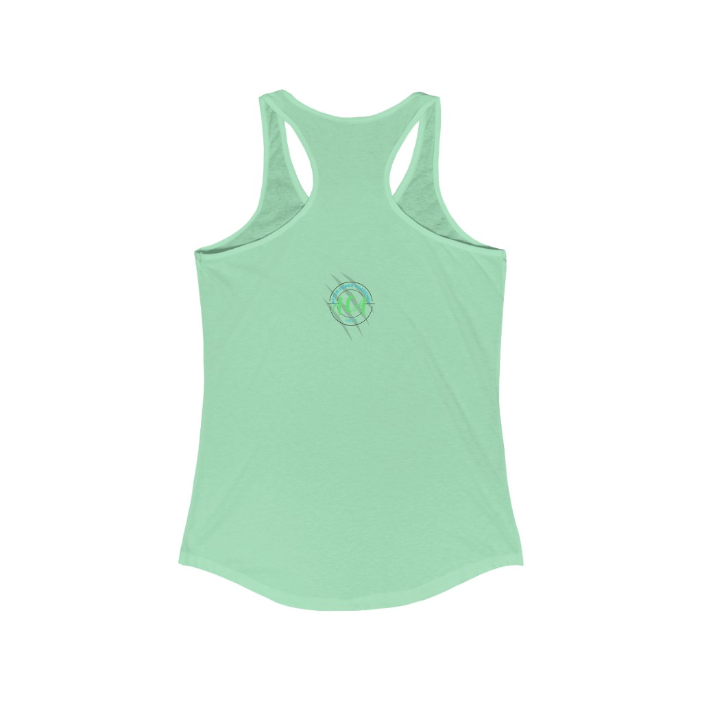 "Straight Outta Practice" dance Women's Ideal Racerback Tank - Image 14