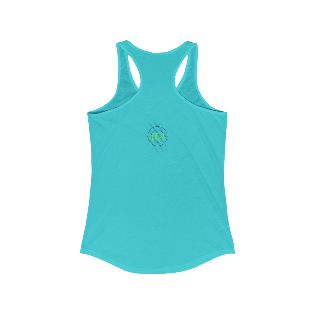 "Straight Outta Practice" dance Women's Ideal Racerback Tank - Image 18