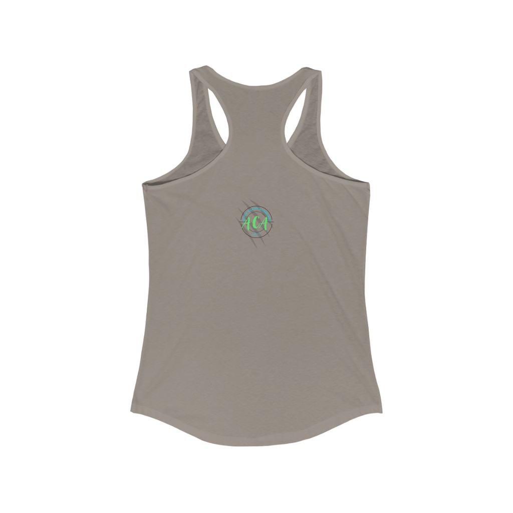 "Straight Outta Practice" dance Women's Ideal Racerback Tank - Image 10