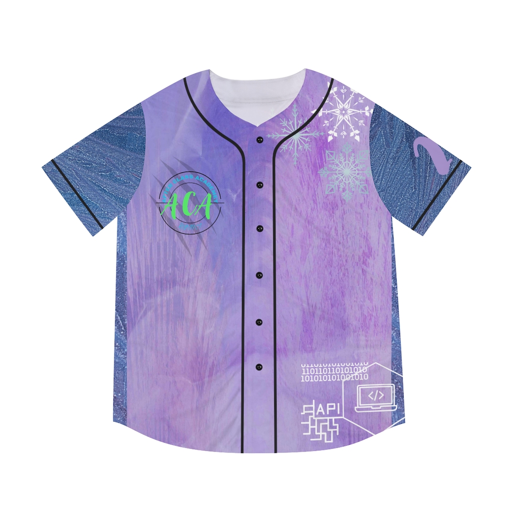 Frost Byte team Baseball Jersey (AOP)