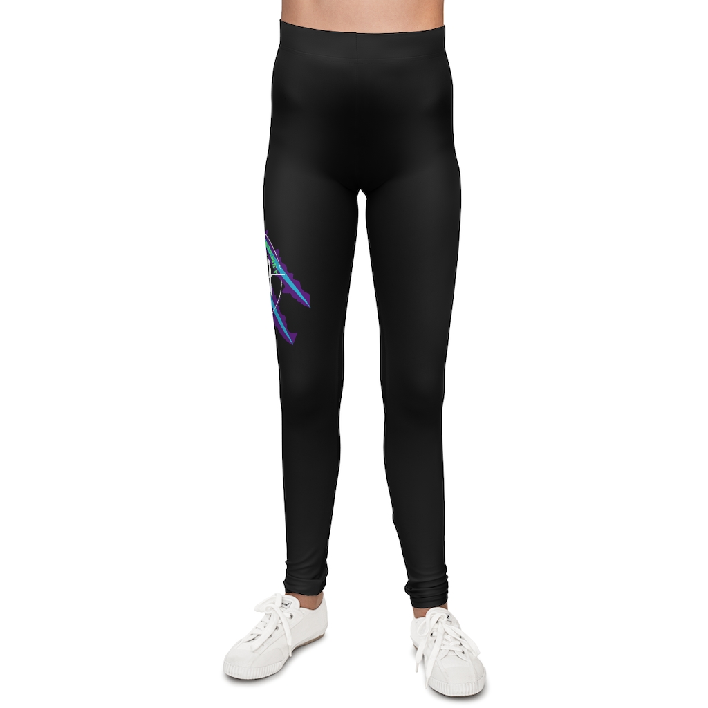 Aca cheer Youth Leggings (AOP) - Image 3